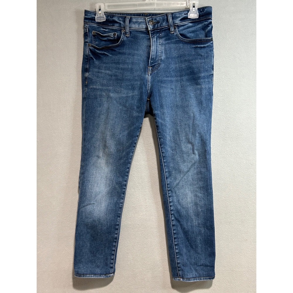 Express‎ Slim Jeans Mens 34x26 Blue Medium Wash Stretch Denim Casual tag 32x30